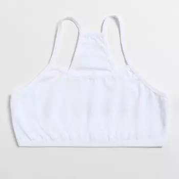 Топ для девочки, цвет белый, рост 140-146 см