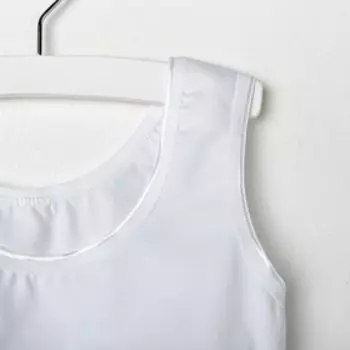 Топ для девочки, цвет белый, рост 140-146 см