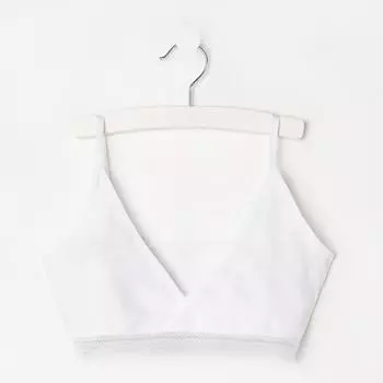 Топ для девочки, цвет белый, рост 146-152 см