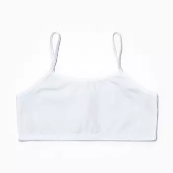 Топ для девочки, цвет белый, рост 146-158 см