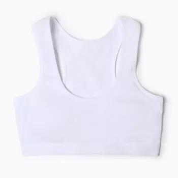 Топ для девочки, цвет белый, рост 146-152 (11-12)