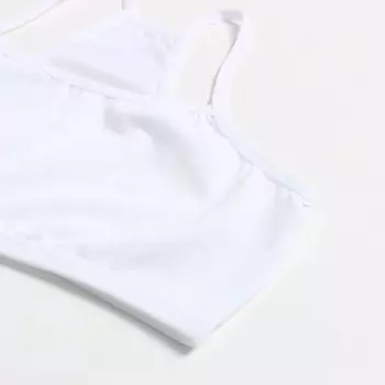 Топ для девочки, цвет белый, рост 158-164 см