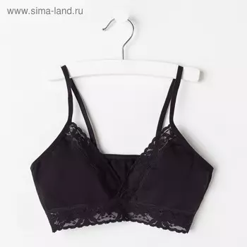 Топ для девочки, цвет чёрный, рост 146-152 см (12)