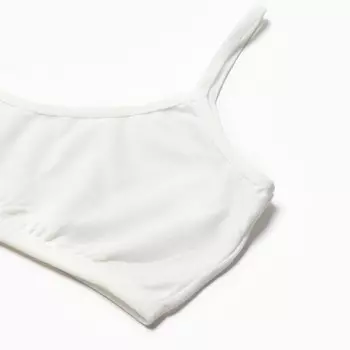 Топ для девочки, цвет кремовый, рост 146-152 см