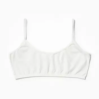 Топ для девочки, цвет кремовый, рост 152-158 см