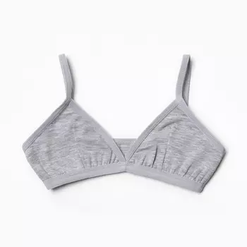 Топ для девочки, цвет серый, рост 146-152 см