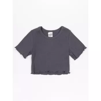 Топ для девочки, рост 134 см, цвет графит