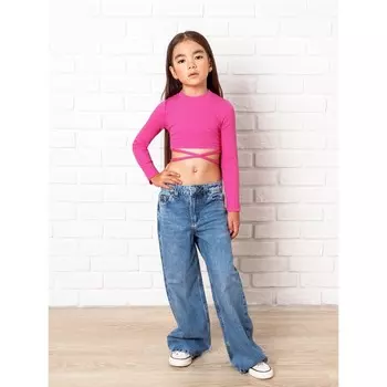 Топ для девочки с длинными рукавами Generation, рост 140 см, цвет розовый