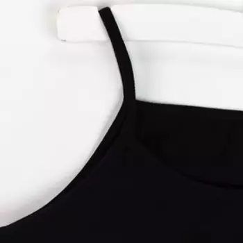 Топ-майка для девочки, цвет чёрный, рост 152-158 см