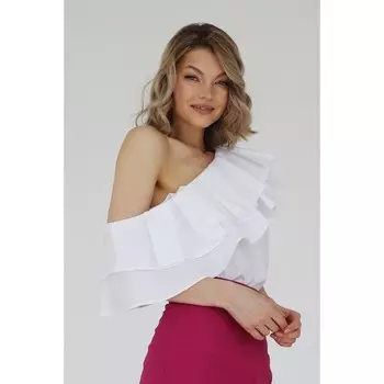 Топ на одно плечо, размер 50