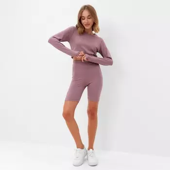 Рашгард спортивный женский MINAKU, розовые, размер 44