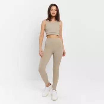 Топ спортивный женский MINAKU, бежевый, размер 46