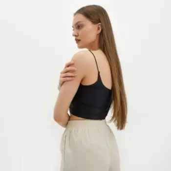 Топ женский Collorista, цвет чёрный, размер 42-44