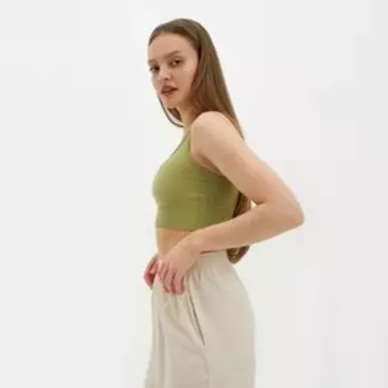 Топ женский Collorista, цвет оливковый, размер 42-44