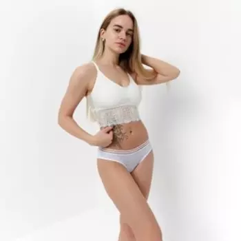 Топ женский, цвет белый, размер 42-46