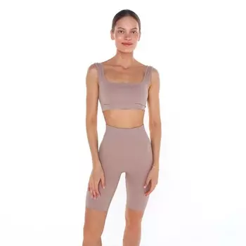 Топ спортивный женский Little Secret, бежевый, размер 42 (S)