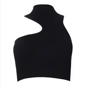 Топ женский, цвет черный, размер 42-44