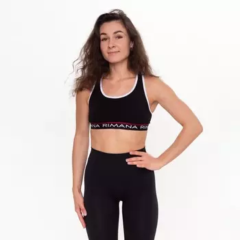 Топ женский, цвет чёрный, размер 44