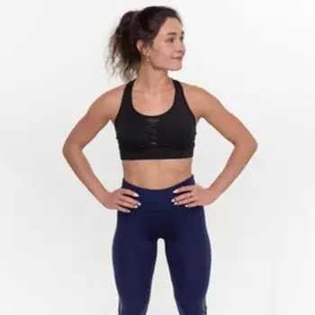 Топ женский, цвет чёрный, размер 42-44 (S)