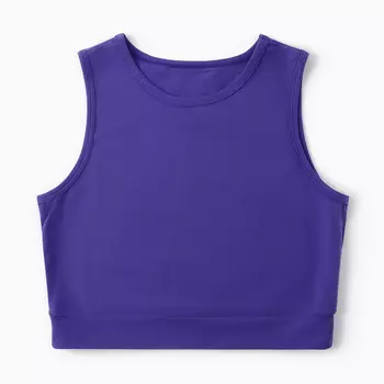 Топ женский MiNiMi, фиолетовый, размер 44 (S)