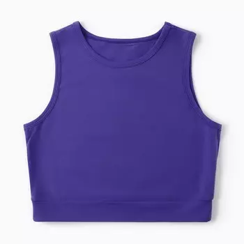 Топ женский MiNiMi, фиолетовый, размер 48 (L)