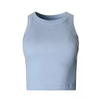 Топ женский, цвет голубой, размер 46 (L)