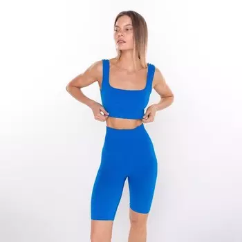 Топ спортивный женский Little Secret, ярко-синий, размер 42 (S)