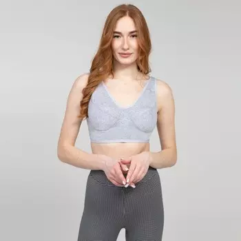 Топ женский, цвет серый, размер 105С