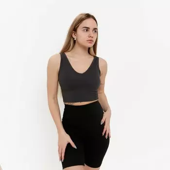 Топ женский, цвет серый, размер 42-46