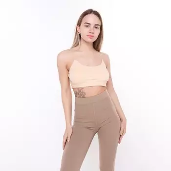 Топ женский OTS, телесный, размер 42 (S)