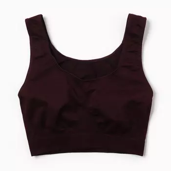 Топ женский, цвет темно-бордовый, размер 48-52 (L-XL)
