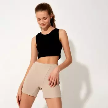 Топ женский MINAKU: Basic line, чёрный, размер 44