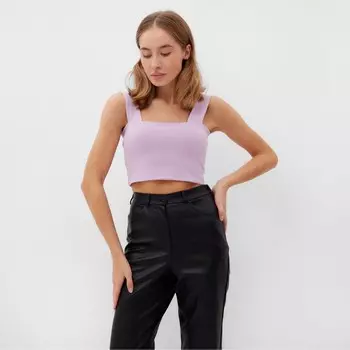 Топ женский MINAKU: Basic line, лавандовый, размер 46