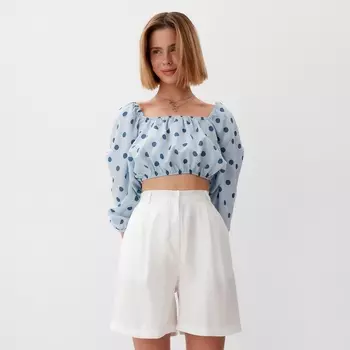 Топ женский MINAKU: Enjoy голубой, р-р 46