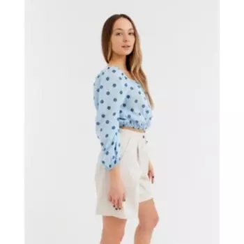 Топ женский MINAKU: Enjoy голубой, р-р 42