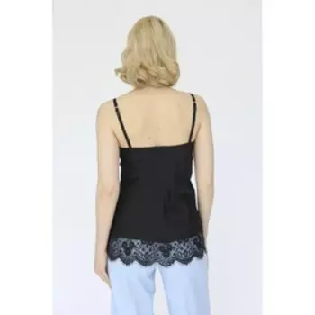 Топ женский с кружевом, размер 52