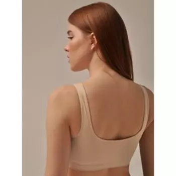 Топ женский Shaper with cup spalla larga, размер S/M, цвет nudo