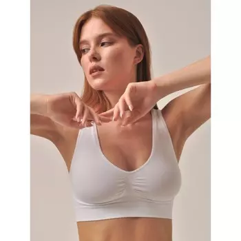 Топ женский Top spalla larga push, размер XL, цвет белый