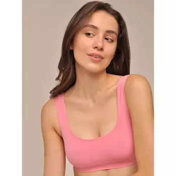 Топ женский Top spalla larga, размер L, цвет фламинго