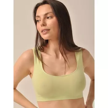 Топ женский Top spalla larga, размер S, цвет нежно-зелёный