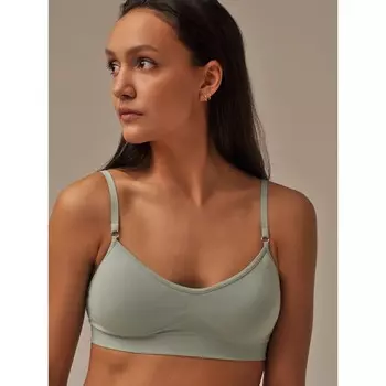 Топ женский With cup, размер S/M, цвет pistache