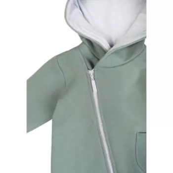 Тёплый комбинезон, рост 86 см, цвет полынь