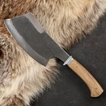 Топорик мясной - малый, гарда олово, ШХ15