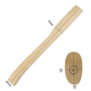 Топорище большое ТУНДРА, шлифованное, из березы, высший сорт, Б4, 510 мм