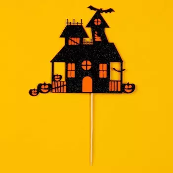 Топпер для торта «Чёрный замок»