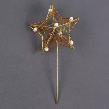 Топпер для торта «Звезда 3D»