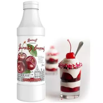 Топпинг БАРinoff «Вишня», 1 л