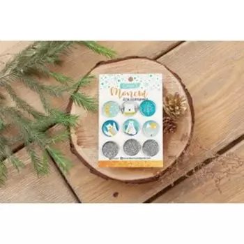 Топсы для скрапбукинга в наборе «Мои зимние сны», 9,5 × 14 см