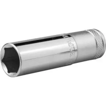 Торцовая головка Kraftool 27807-19_z01, Cr-V, удлиненная, хромосатинированная, 1/2", 19 мм