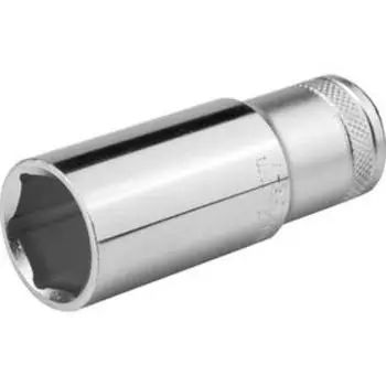 Торцовая головка Kraftool 27807-22_z01, Cr-V, удлиненная, хромосатинированная, 1/2", 22 мм